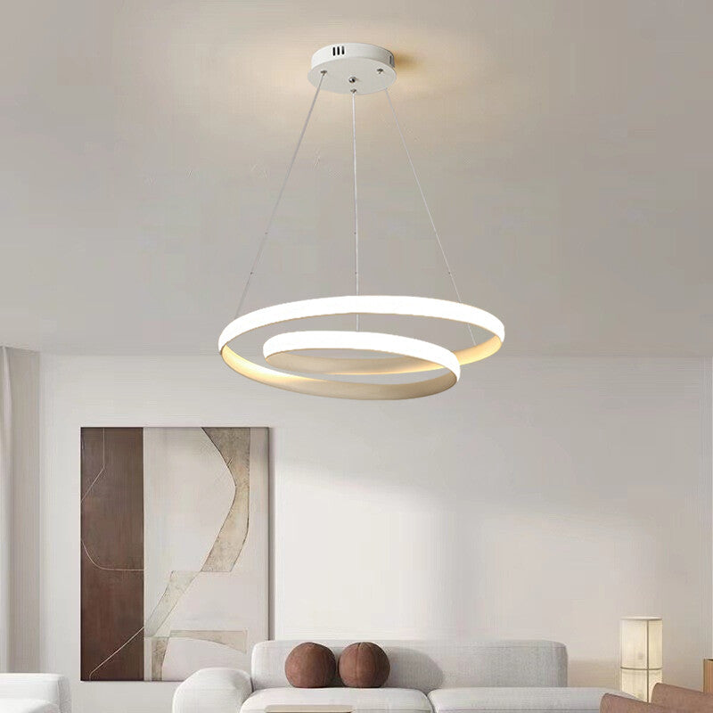 LED Minimalist Pendant Light Modern Pendant Lamp Nordic Circular Hanging Lamp Home Decor Led For Dining Room Study Room Bedroom