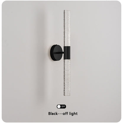 LED Light Modern Wall Light Bedroom Bedside Living Room Wall Lamp Crystal Rod Nordic Aisle Corridor Interior Lighting Fixture
