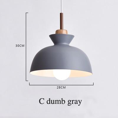 Fashion Indoor lighting pendant lights Wood and aluminum lamp restaurant bar coffee dining room LED hanging light fixture