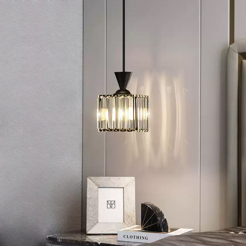Modern Crystal Pendant Light Luxury Ceiling Chandelier Hanging Lamp for Dining Living Room Bedroom Shop Bar Cafe Drop Home Decor