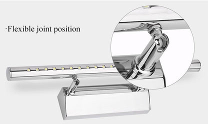 Modern Led Mirror Light 3W 5W 7W Waterproof Wall Lamp Bathroom Lighting Wall Mounted Industrial Stainless Steel
