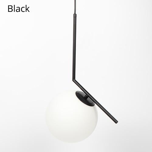 Indoor Pendant Light Modern Bedroom Pendant Lamp Living Room Decoration Lighting Glass Lampshade With LED Bulb E27