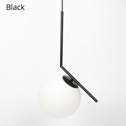 Indoor Pendant Light Modern Bedroom Pendant Lamp Living Room Decoration Lighting Glass Lampshade With LED Bulb E27