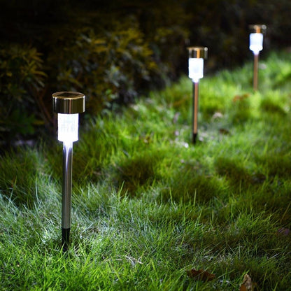 LED Solar Garden Lights Outdoor Solar Powered Lamp Lantern Waterproof Led Landscape Lighting Pathway Patio Yard Lawn Decoration