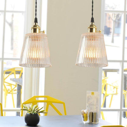 LED Brass Glass Pendant Lights E27 125mm Hanging Lamps Minimalist Personality Restaurant Bar Terrace Cafe Decorative Luminair