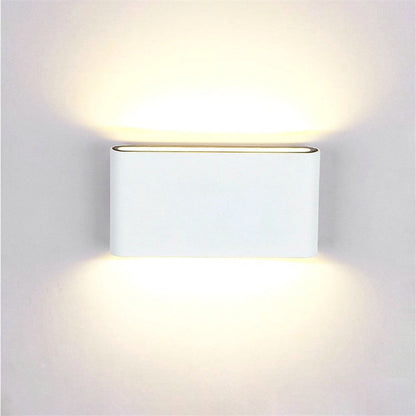 Outdoor Waterproof IP65 Wall Lamp  6W/12W LED Wall Light Modern Indoor/Outdoor Decor Up Down Dual-Head Aluminum Wall Lamp NR-10