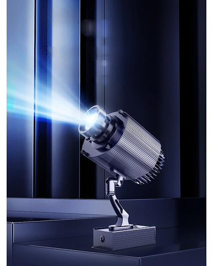high-power advertising logo projection lamp customized remote control rotary waterproof outdoor door head