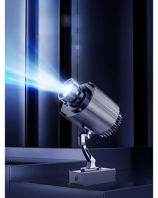 high-power advertising logo projection lamp customized remote control rotary waterproof outdoor door head