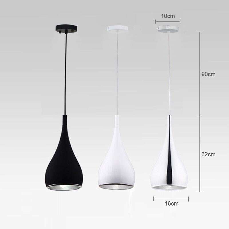 Modern Simple Pendant Lights Minimalist LED Hanging Lamp