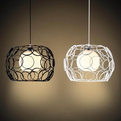 modern cage pendant light iron minimalist retro Scandinavian loft pyramid pendant lamp metal Hanging Lamp E27 Indoor DD01