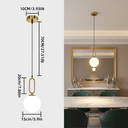 Modern Pendant Light Nordic Minimalist Hanging Lamp Ceiling Decoration PVC Ball Lighting Living Bedroom Dining Room