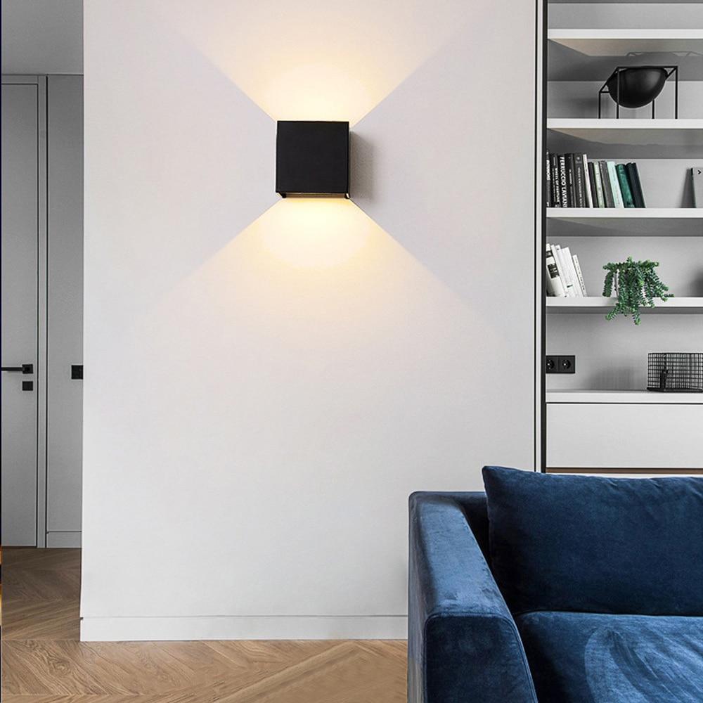 IP65 LED waterproof wall lamps 12W indoor and outdoor adjustable wall light courtyard porch corridor bedroom wall sconce