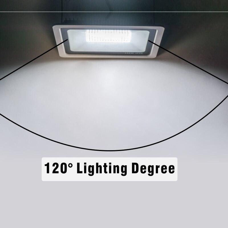 Outdoor LED Floodlight ACCold Warm White 10W 20W 30W 40W 50W IP66 Waterproof Spotlight Wall Lamp Square Hightway Lighting