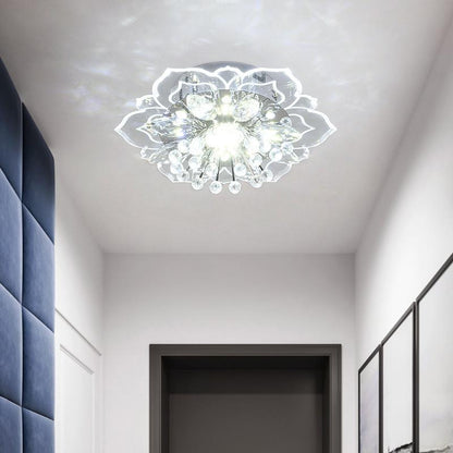 Modern Minimalist Living Room Lamp Corridor Crystal Ceiling Lamp