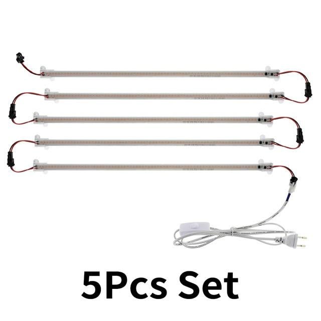 LED Grow Light Full Spectrum LED Bar Lamp for Plants High Luminous Efficiency 8W 50/30cm for Grow Tent Greenhouses Flowers