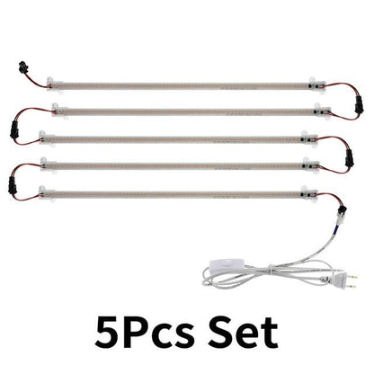 LED Grow Light Full Spectrum LED Bar Lamp for Plants High Luminous Efficiency 8W 50/30cm for Grow Tent Greenhouses Flowers