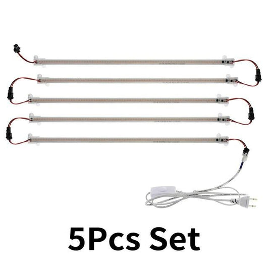 LED Grow Light Full Spectrum LED Bar Lamp for Plants High Luminous Efficiency 8W 50/30cm for Grow Tent Greenhouses Flowers