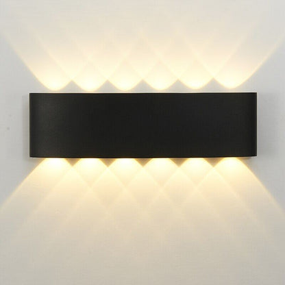 Led Outdoor Wandlamp Waterdichte IP65 Up Down Wandlamp Aluminium Voor Tuin Veranda Blaker Verlichting 110V 220V
