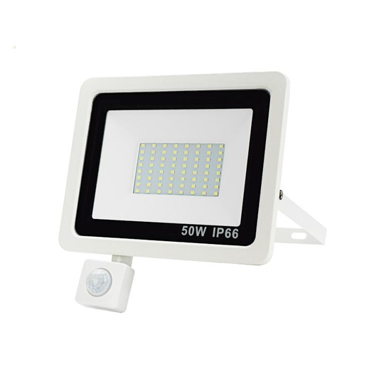 LED Floodlight PIR Motion Sensor LED Spotlight 10W 20W 30W 50W 100W Outdoor Wall Reflector Lighting Waterproof Garden Lamp