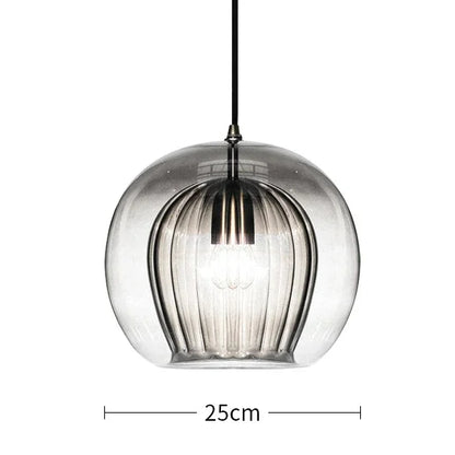 Nordic Modern Glass Pendant Lamp Restaurant Bedroom Bedside Dining Room Kitchen Lights Island Counter Bar Lighting Hanging Home