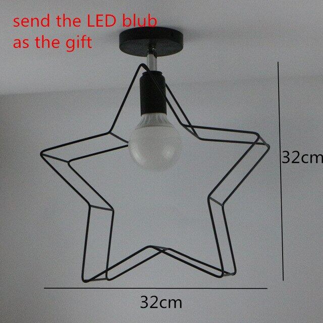 Retro Indoor Lighting Vintage Ceiling Light LED Lights More Kinds Iron Cage Lampshade Warehouse Style Light Fixture