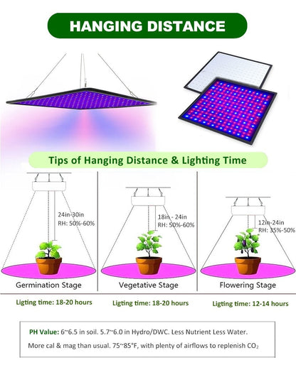 3500K Grow Tent Lamp 1000W LED Grow Light Panel Phyto Lamp For Plant Full Spectrum Led Lights For Indoor Growing Flowers Herbs