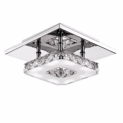 12W Ceiling Lamp Crystal LED Bulb Base High Light Transmittance Cool White/Warm White Modern Pendant Lamp