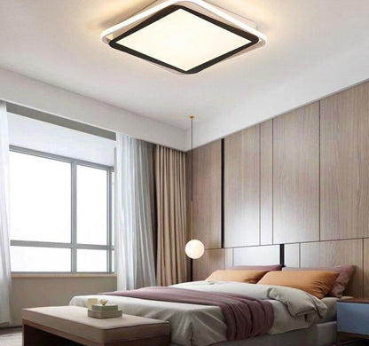 Remote Control Lights Ceiling Led White Frame For Home Lighting Living Room 50w 40w Lampara Techo Lampara Techo Dormitorio