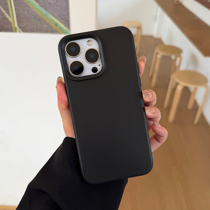 Dopamine-Inspired Silicone Solid Color Simple Fashion Phone Case for iPhone 17 Pro 16 Plus 16 Pro Max 15 14 13 12 11 Back Cover