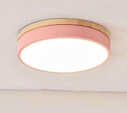 LED Ceiling Lamp Round 5cm Super Thin Surface Mounted Ceiling Light Living Room Bedroom Kitchen Macaroon Ceiling Hotel Lighting