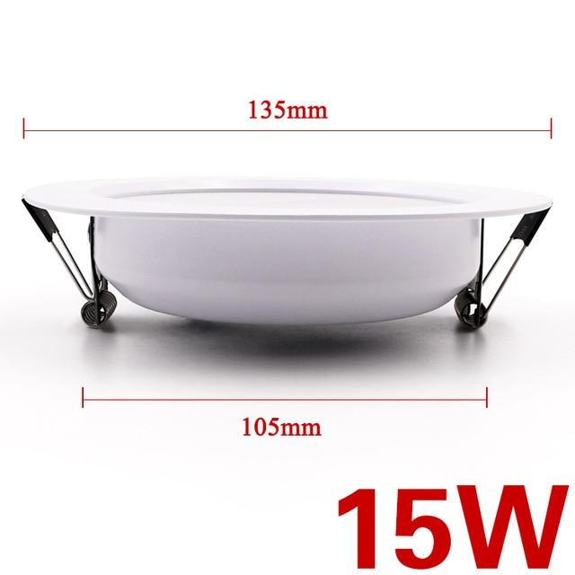 LED Downlight Spot LED downlight Dimmable  5W 7W 9W 12W 15W Recessed in LED Ceiling Downlight Light Cold Warm white Lamp