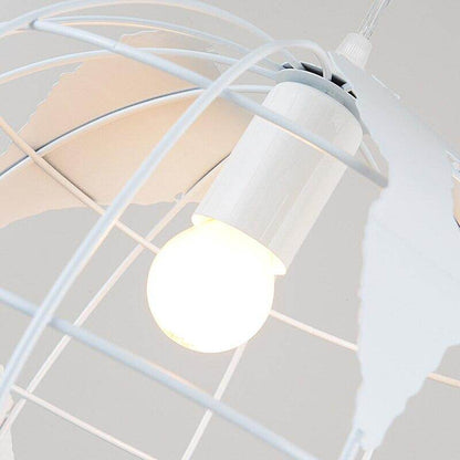 Pendant Light Black/White Creative E27 bulbs Earth Iron Pendant Lamp Edison Bulb for Kitchen Dining Room Restaurant pendant lamp