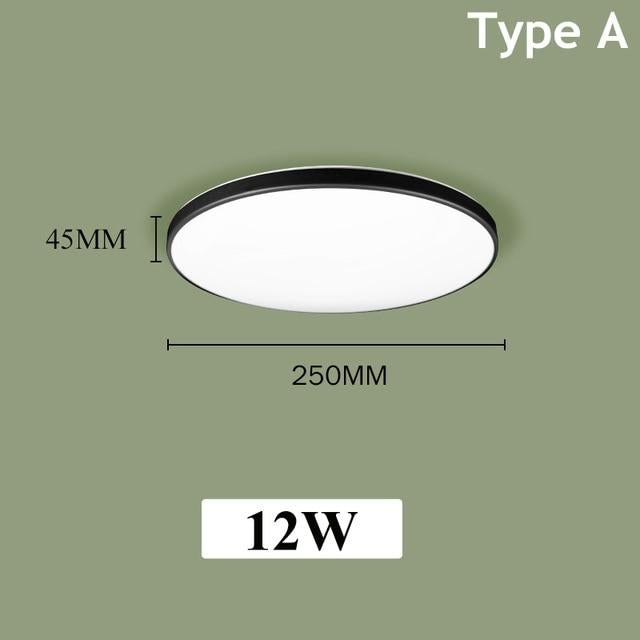 Led Ceiling Lights Modern Leds Ceiling Lamp Light Fixtures Round Panel Lamps 12W 24W For Living Room Kitchen
