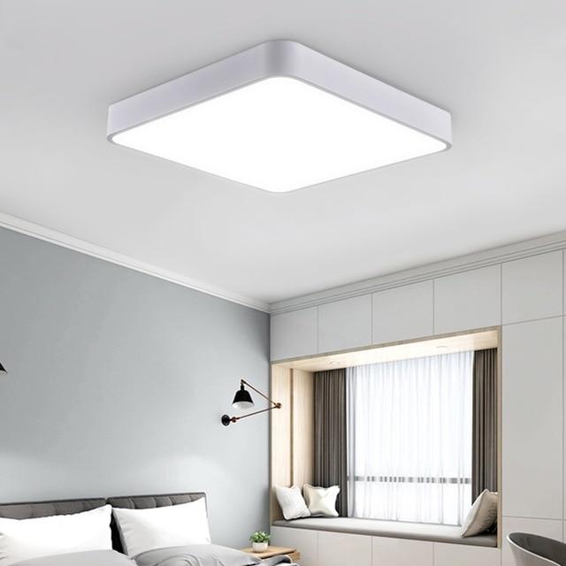 Modern Nordic LED Ceiling Lights Living Room Bedroom Round Corridor Kitchen Lamp Ultra-thin  Kids Room Macarons Remote Control