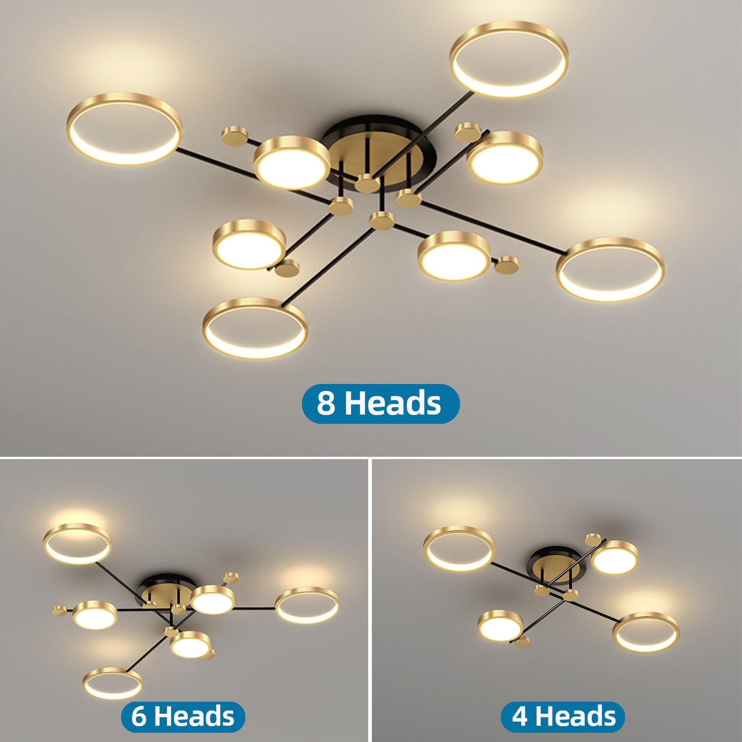 LED Ceiling Hanging Chandelier Lighting Dimmable ceiling lamps Kitchen Dinng Living Room Pendant Light