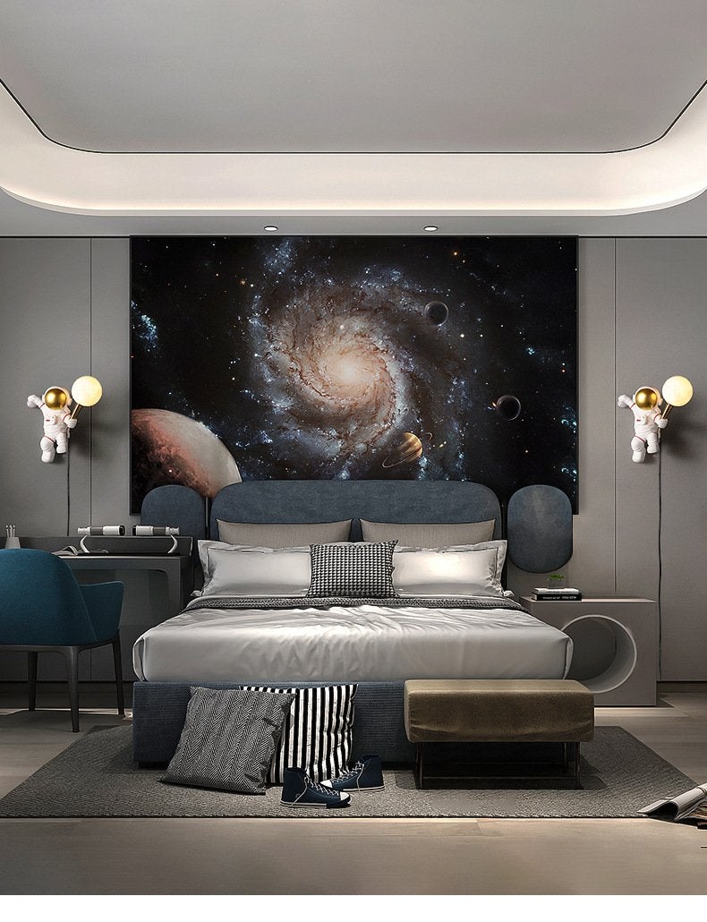 Astronaut Table Lamp Creative Small Night Lamp Moon Decorated Astronaut Wall Lamp