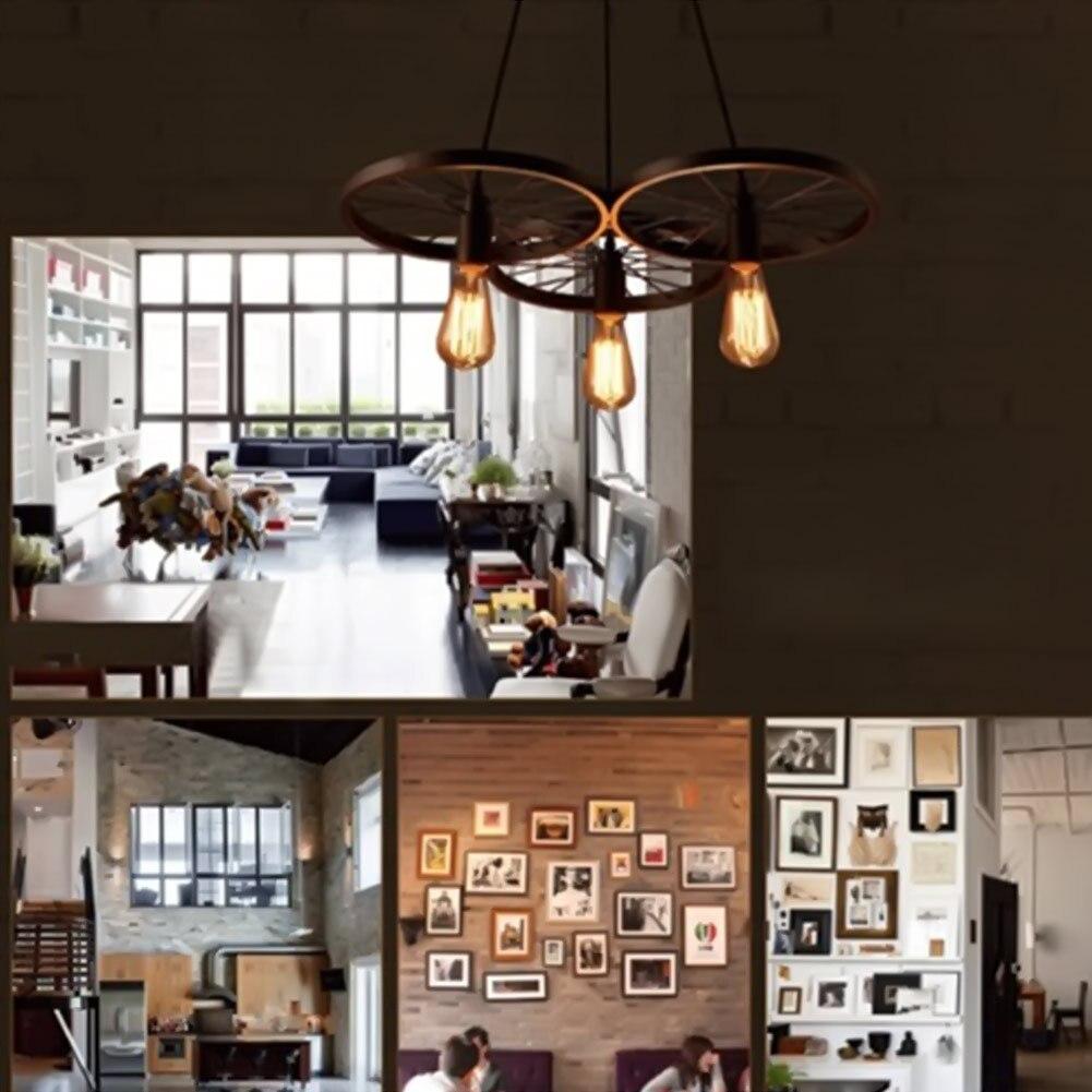 Retro Loft Style Vitnage Industrial Lighting Pendant Lights Fixtures Edison Water Pipe Lamp Hanglamp Suspenison Luminaire Single