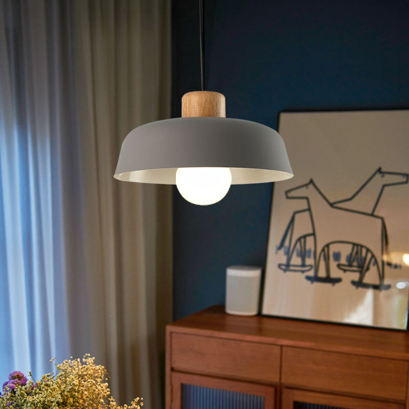 Nordic Pendant Light Macaroon Gray/Green Decorative Hanging Lamps For Living Room Bedroom Restaurant Simple Indoor Home Lighting
