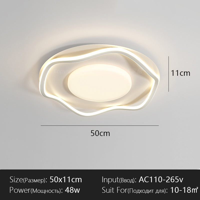 Modern Simple LED Ceiling Lights For Living Dining Room Bedroom Balcony Home Indoor Lighting Decoration