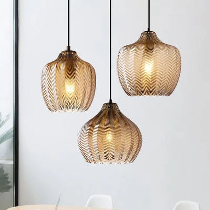 Glass Pendant Lights Restaurant Hanging Lamp Kitchen Island Dining Table Bedroom Bedside Lamp