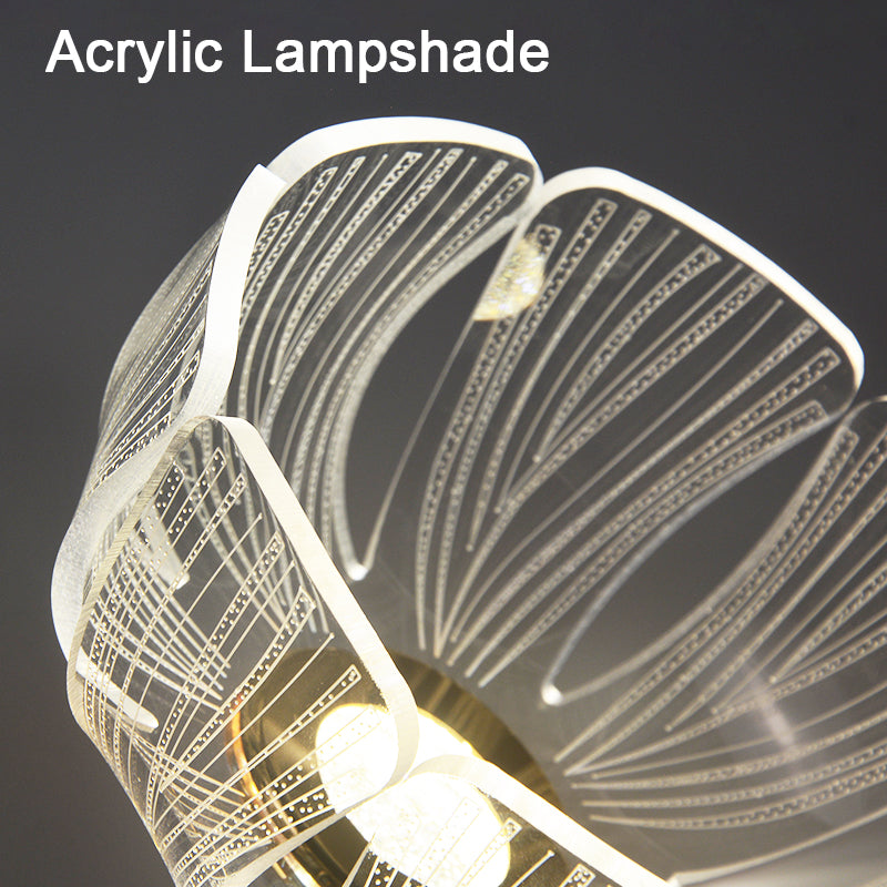 Nordic Lustre LED Pendant Lamp Modern Art Hanging Light Indoor Ceiling Lighting for Home Living Room Bedroom Bedside Decor