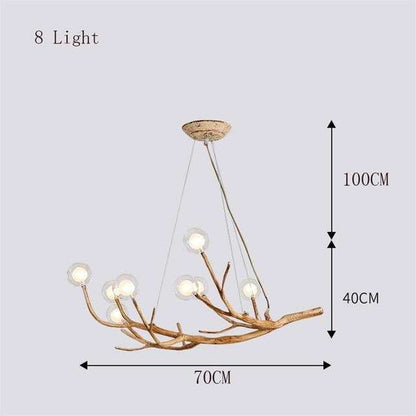 Nordic Lamp LED Pendant Lights Resin Iron Glass Bubble Industrial Lamp Restaurant Bedroom Hanging Lamp LOFT Designer Lamp