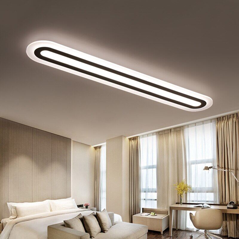 Modern Led Ceiling Lights Living Led Ceiling Lamps Bedroom Led Fixture Dining Strip Ceiling Lamp Kitchen Lustre Lighting Hallway