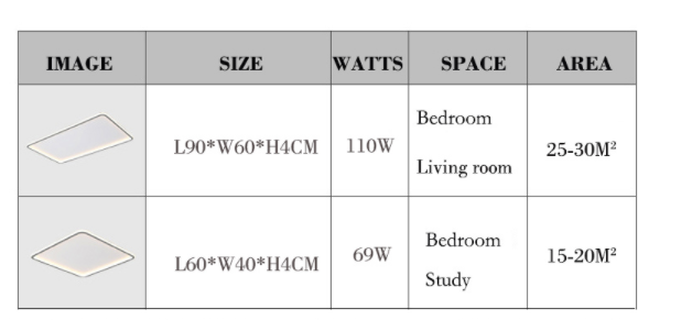 New modern black,white ultra-thin led ceiling light rectangular, round bedroom lamp living room lamp led ceiling lamp