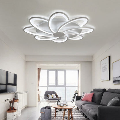 White Finished Modern LED Ceiling Lights For Living Room Bedroom Fashion Led Modern Home Lighting Fixtures