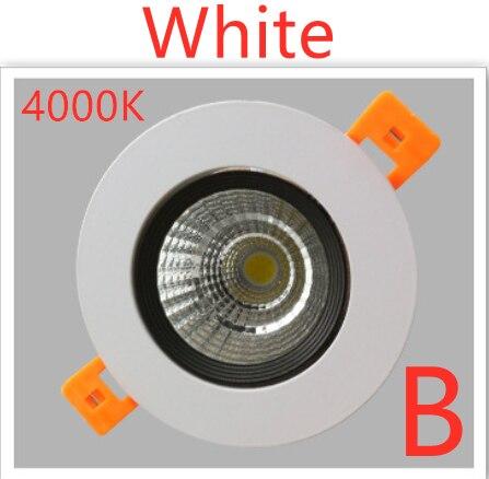 Led Downlight Dimmable lamp 3w 5w 7W 12w 15w 20w  30w 40w cob led spot 220V/110V ceiling recessed downlights round panel light