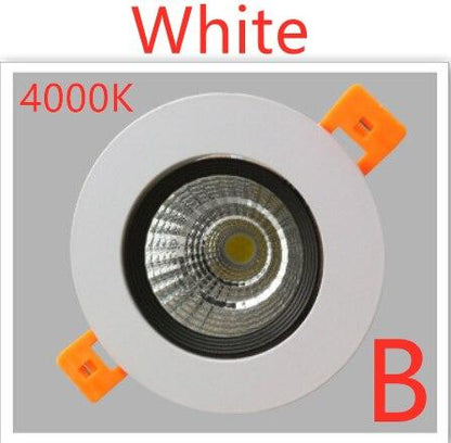 Led Downlight Dimmable lamp 3w 5w 7W 12w 15w 20w  30w 40w cob led spot 220V/110V ceiling recessed downlights round panel light