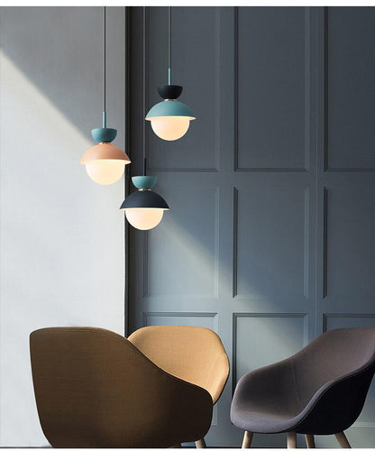 Candelabro peque?o n¨®rdico personalidad creativa macaron l¨¢mpara dormitorio luz colgante