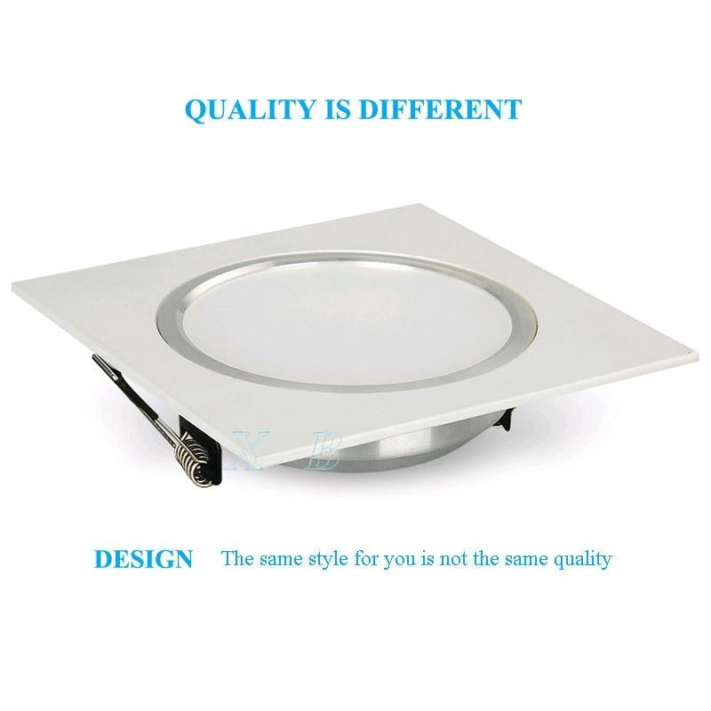 LED Downlight Square Recessed lights 3W 5W 7W 9W 12W LED Ceiling Lamp for Kitchen/Home/Office/Living room Indoor Lighting