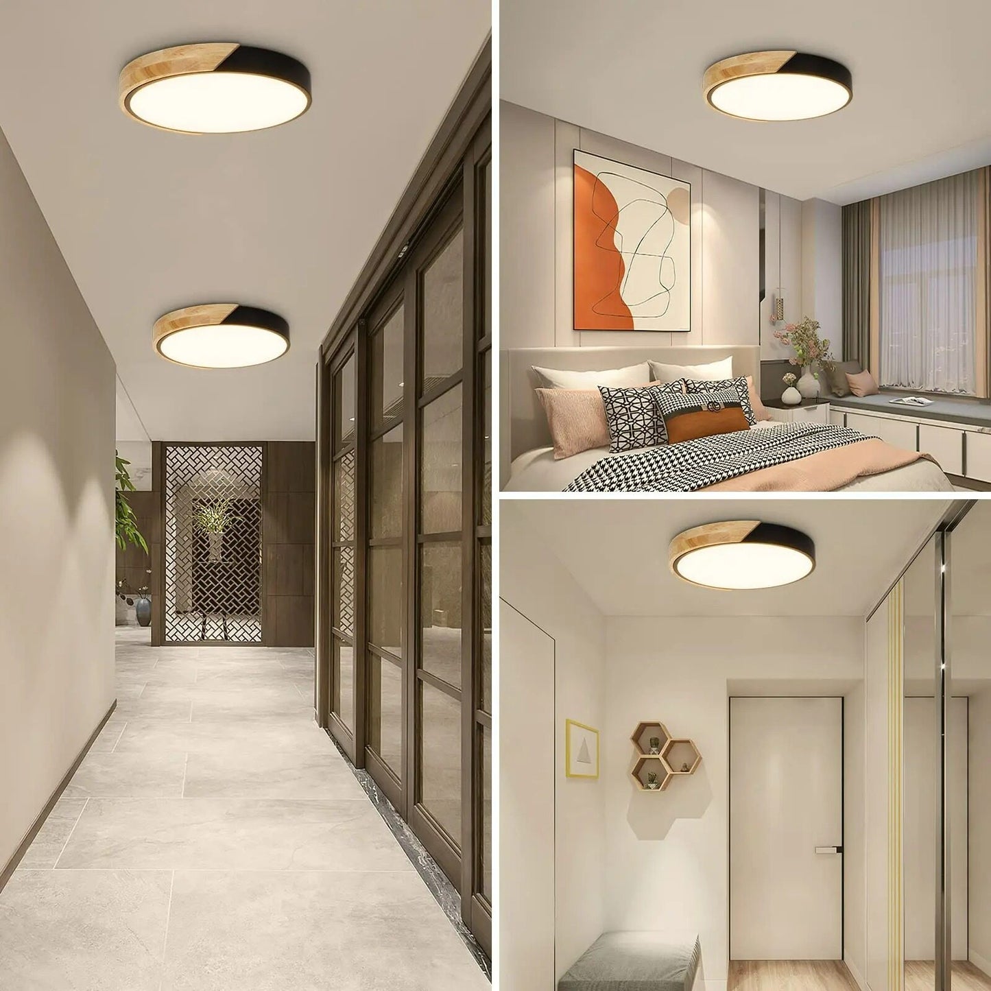 LED Modern Iron Acryl Colorized Round 5cm Super Thin LED Lamp.LED Light.Ceiling Lights.LED Ceiling Light.Ceiling Lamp For Foyer